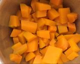 A picture of step 2 of Pumpkin Raita.