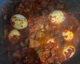 A picture of step 8 of Ofada sauce.