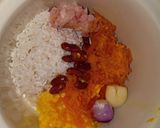 Foto langkah ke 5 dari resep MPASI 4⭐ 8mo+ w/ SlowCooker (bubur labu,ayam,kacang merah,wortel.