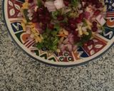 A picture of step 9 of Murmura Bhel or Sukha Bhel.