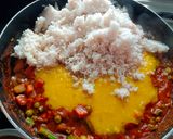 A picture of step 5 of Bisi Bele Bath.