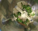 A picture of step 1 of Sattu-onion smoothie.