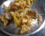A picture of step 2 of Chicken Hot and Sour Soup.