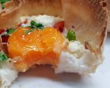 Φωτογραφία βήματος 6 της συνταγής Tortilla egg cups (τορτίγια με αυγό σε ατομικό μπολάκι)