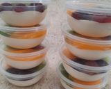 Foto langkah ke 5 dari resep Puding Sutra Buah.