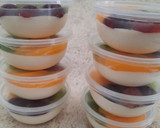 Foto langkah ke 5 dari resep Puding Sutra Buah.