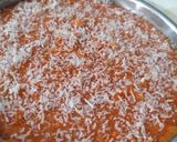 A picture of step 4 of Semolina coconut mithai.