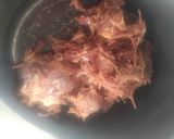 A picture of step 1 of Country Ham Dumpling Soup.