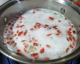 Hình bước làm 1 của món Rau câu nhãn kỹ tử