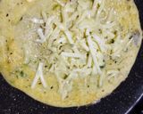 A picture of step 4 of Cheese Chutney Chilla.