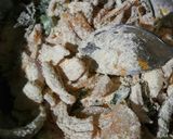 A picture of step 7 of Onion Pakoda Roll.