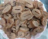 A picture of step 5 of Achari masala Soya chaap.