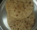 A picture of step 1 of Masala chapati.
