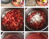 A picture of step 2 of Tangy Fruit Potli (Strawberries and Apple Potli).