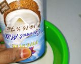 A picture of step 3 of Coconut milk pudding.