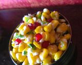 A picture of step 4 of Corn kosambari.