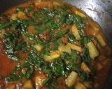 A picture of step 2 of Aloo palak sabji #everydayveg.