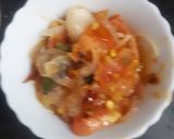 A picture of step 4 of Idli with chutney.