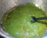A picture of step 3 of Palak khichdi.