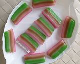 Foto langkah ke 10 dari resep (Rainbow) Vietnamese Layer Cake.