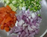 A picture of step 3 of White Chana chaat.