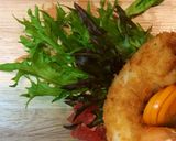รูปขั้นตอนการทำที่ 4 ของ Shrimp with butter garlic and Milky mushroom croquettes