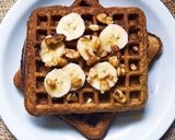 Foto del paso 4 de la receta: Wafles de harina integral, avena y plátano