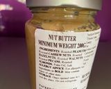 A picture of step 1 of Gurpapdi with mixed nut butter.