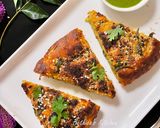 A picture of step 6 of Foxtail Millet Handvo (Gujarati style Millet-Lentil Cake).