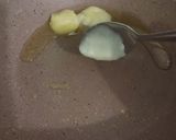 A picture of step 2 of Gujrati kadhi and khichdi.