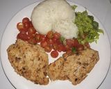 Foto del paso 3 de la receta: Bife de pollo con aceite de coco y ensaladita 🥰