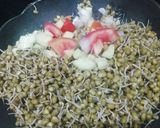A picture of step 4 of Moong Sprout Salad.