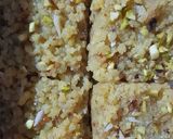 A picture of step 6 of Egg Barfi.