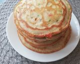 A picture of step 10 of Funfetti vanilla pancakes.