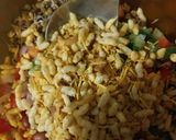 A picture of step 1 of Sprouts & Murmura diet bhel.