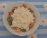 Foto del paso 4 de la receta: Lacitos tres colores con salsa Alfredo a mi estilo 🇮🇹