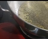 A picture of step 2 of Baingan/eggplant bharta.