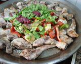 A picture of step 3 of Valencian Paella on Gas.