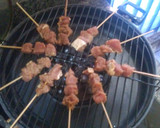 Foto langkah ke 5 dari resep Sate Empuk Saus Kemad.