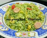 Foto langkah ke 2 dari resep Green fried rice / nasi goreng hijau.