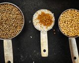 A picture of step 1 of Kambu Dosa/Pearl Millet Dosa.