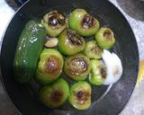 A picture of step 3 of Salsa Verde (Fried Tomatillos & Peppers) 🌶.
