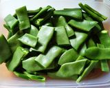 Süßsauer eingelegte Stangenbohnen Rezeptschritt 1 Foto