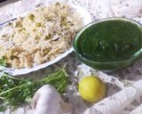 A picture of step 10 of Pea Pulao.