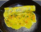 Foto langkah ke 3 dari resep Tamagoyaki isi sosis (Telur Dadar Gulung).