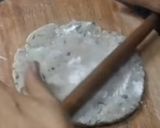 A picture of step 2 of Farali mix flour aloo paratha (bhakhri).