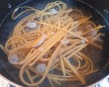 Foto del paso 7 de la receta: Tallarines a la carbonara - Tagliatelle alla carbonara-