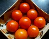 A picture of step 1 of Tomato chutney with dates and mango pulp candy.