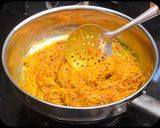 A picture of step 6 of Raw Mango Thokku.