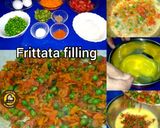 A picture of step 3 of Veg Frittata With Peas Stuffed Potato Patties.